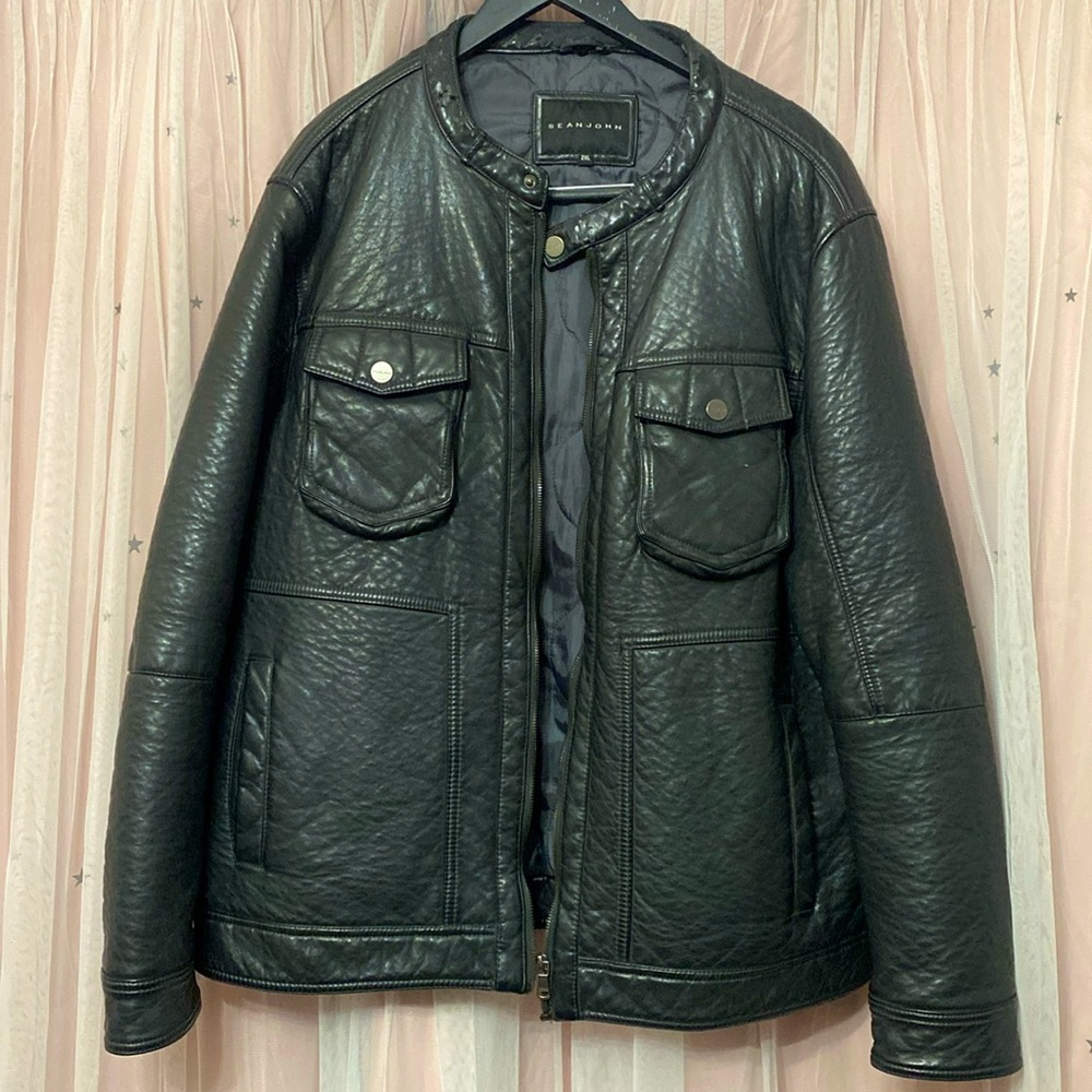 Sean Jean Vegan Leather Men’s Jacket | Vintage | Collector’s Item